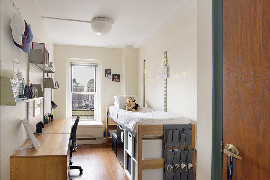 Student room in Furnald Hall