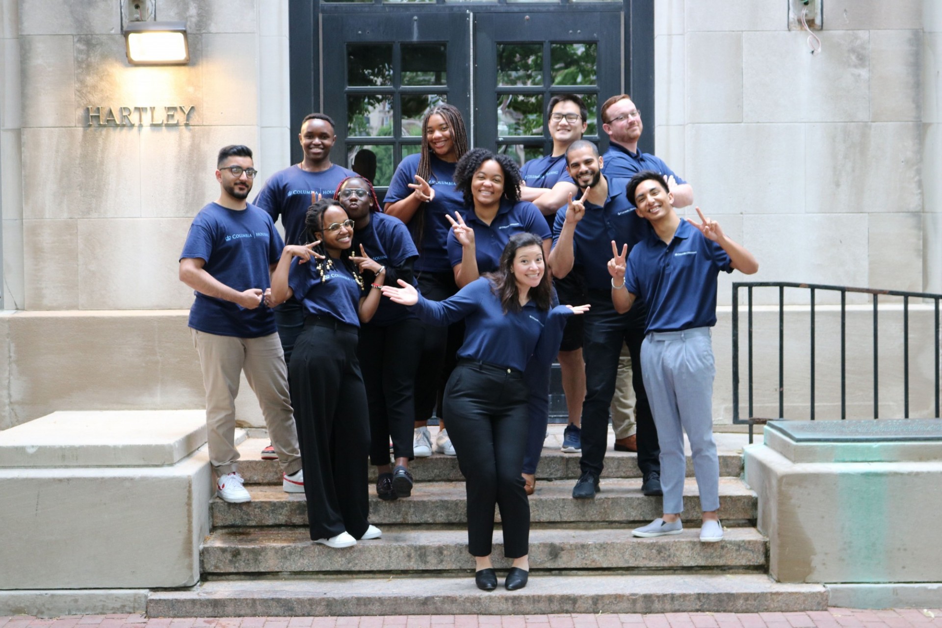 The staff of interns with supervisors Lorena Prosco and Charlie Tatis Summer Housing Inters