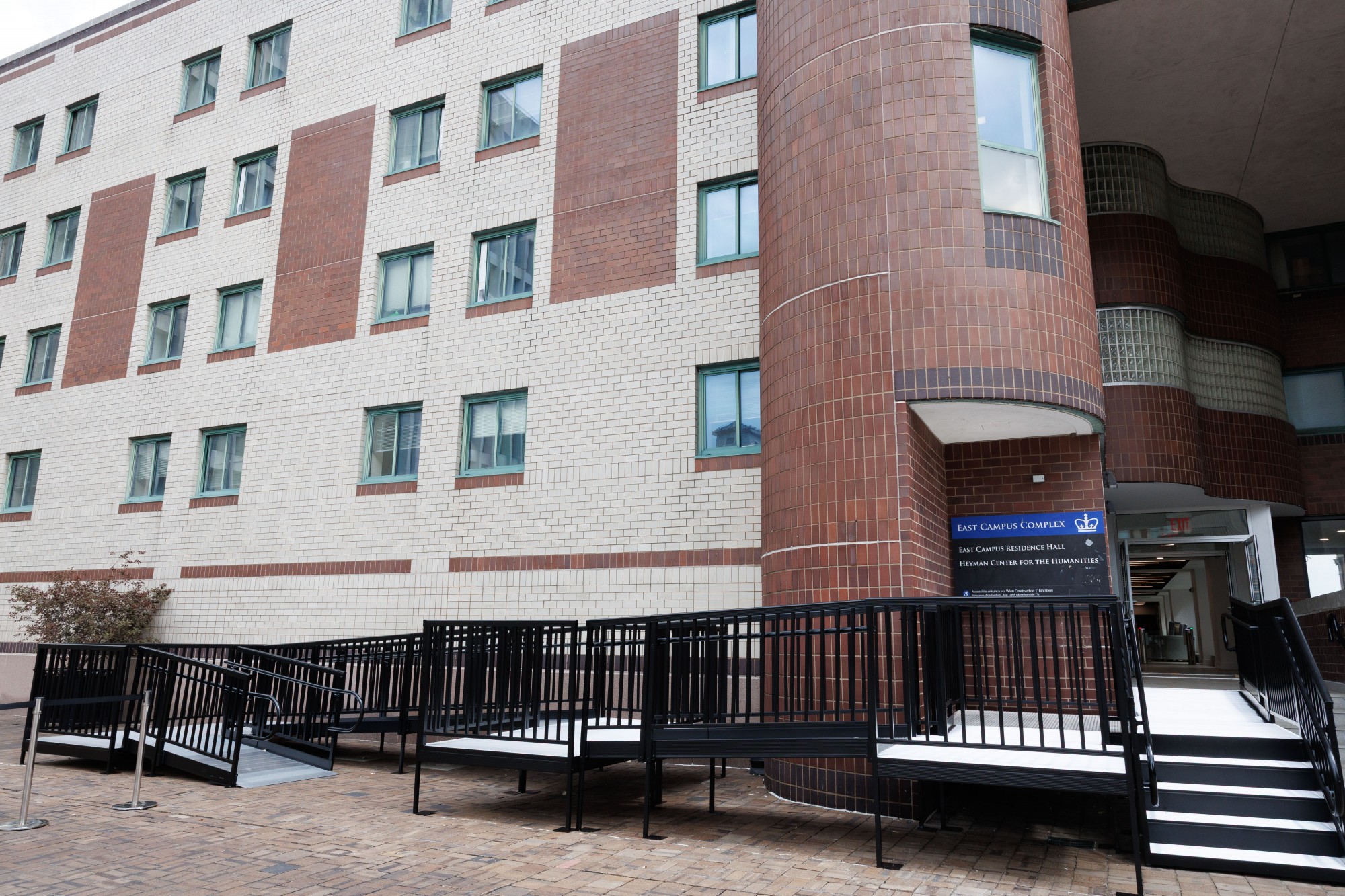 East Campus entrance with accessibility ramp