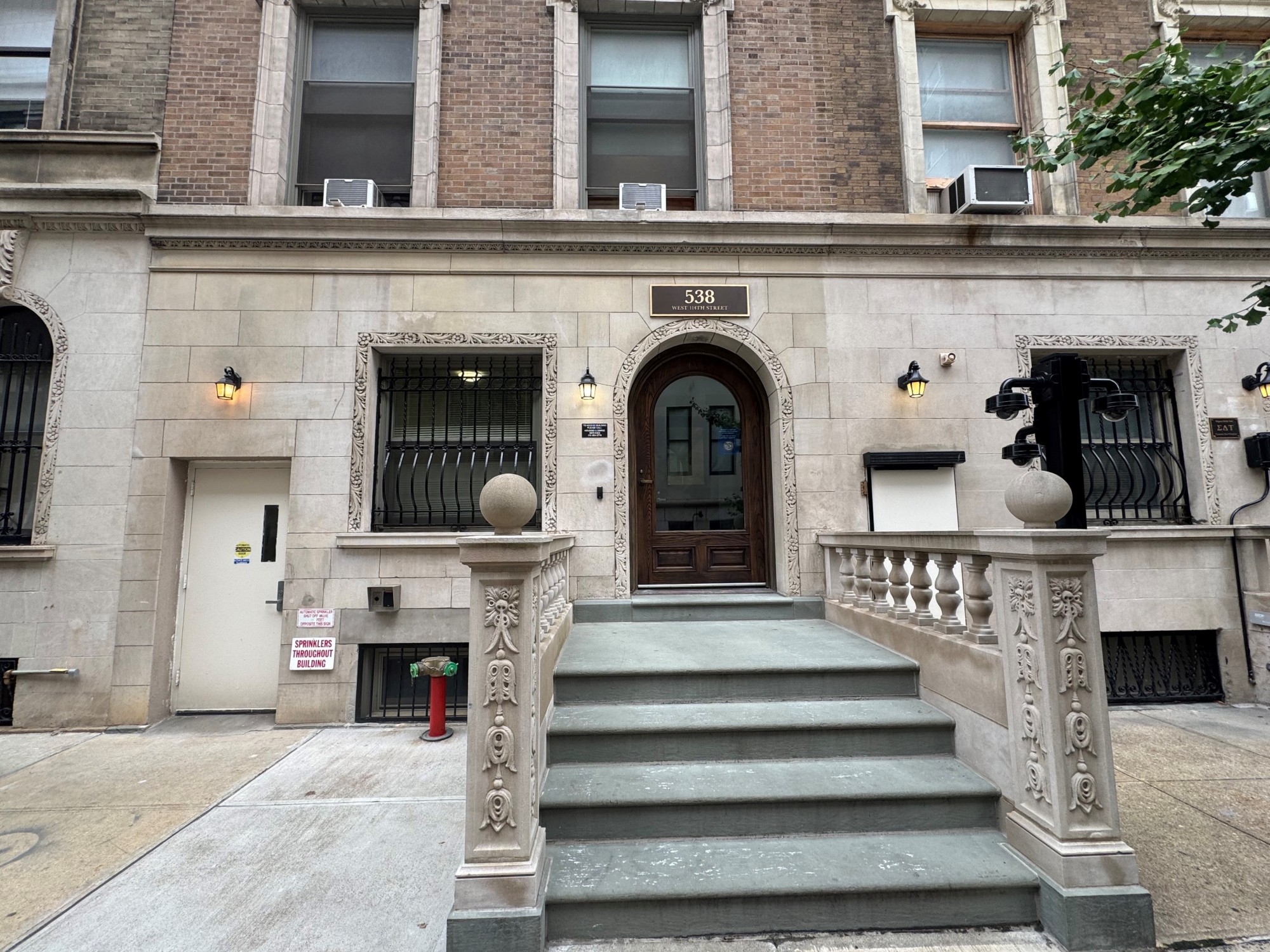 Entrance of 538 W. 114th Street