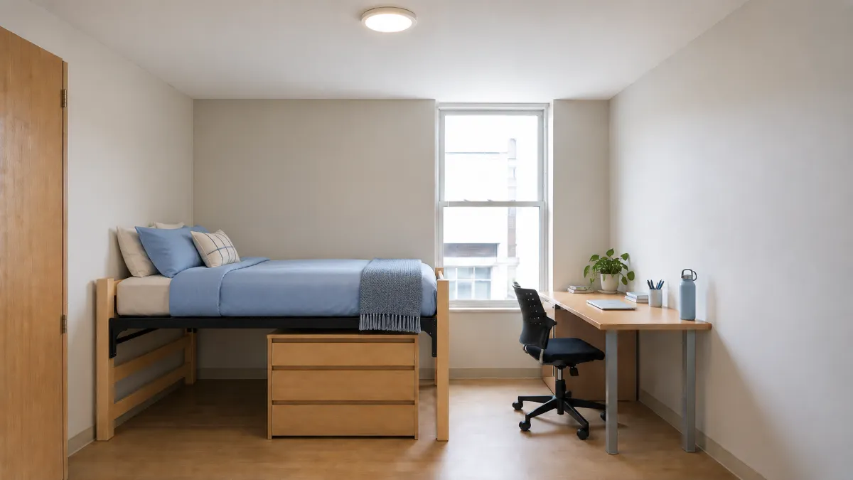 Student rooms will be a mix of singles and doubles