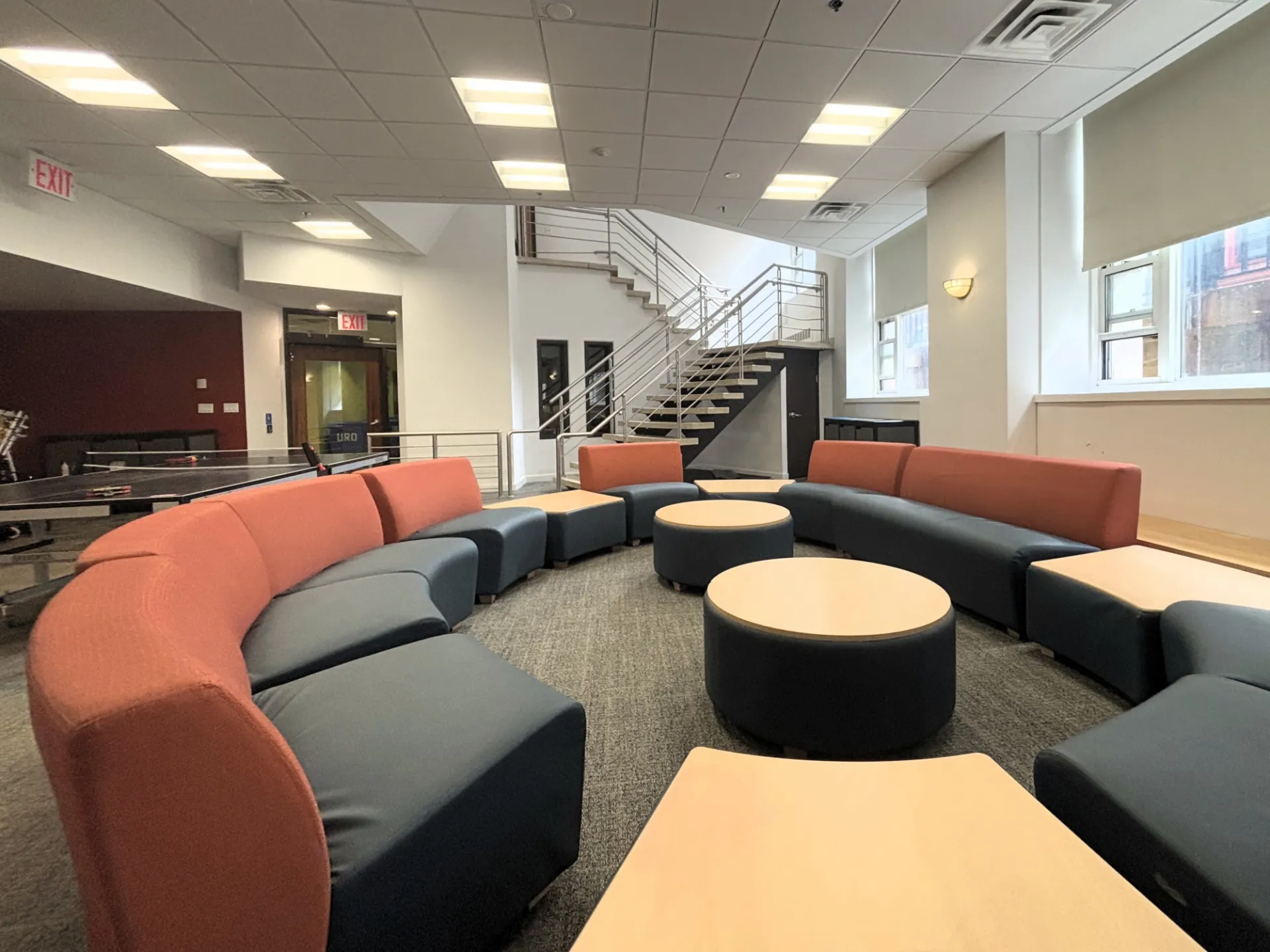 Carman building lounge