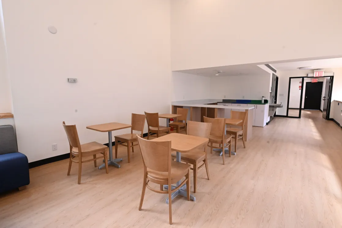 East Campus 2nd floor building lounge
