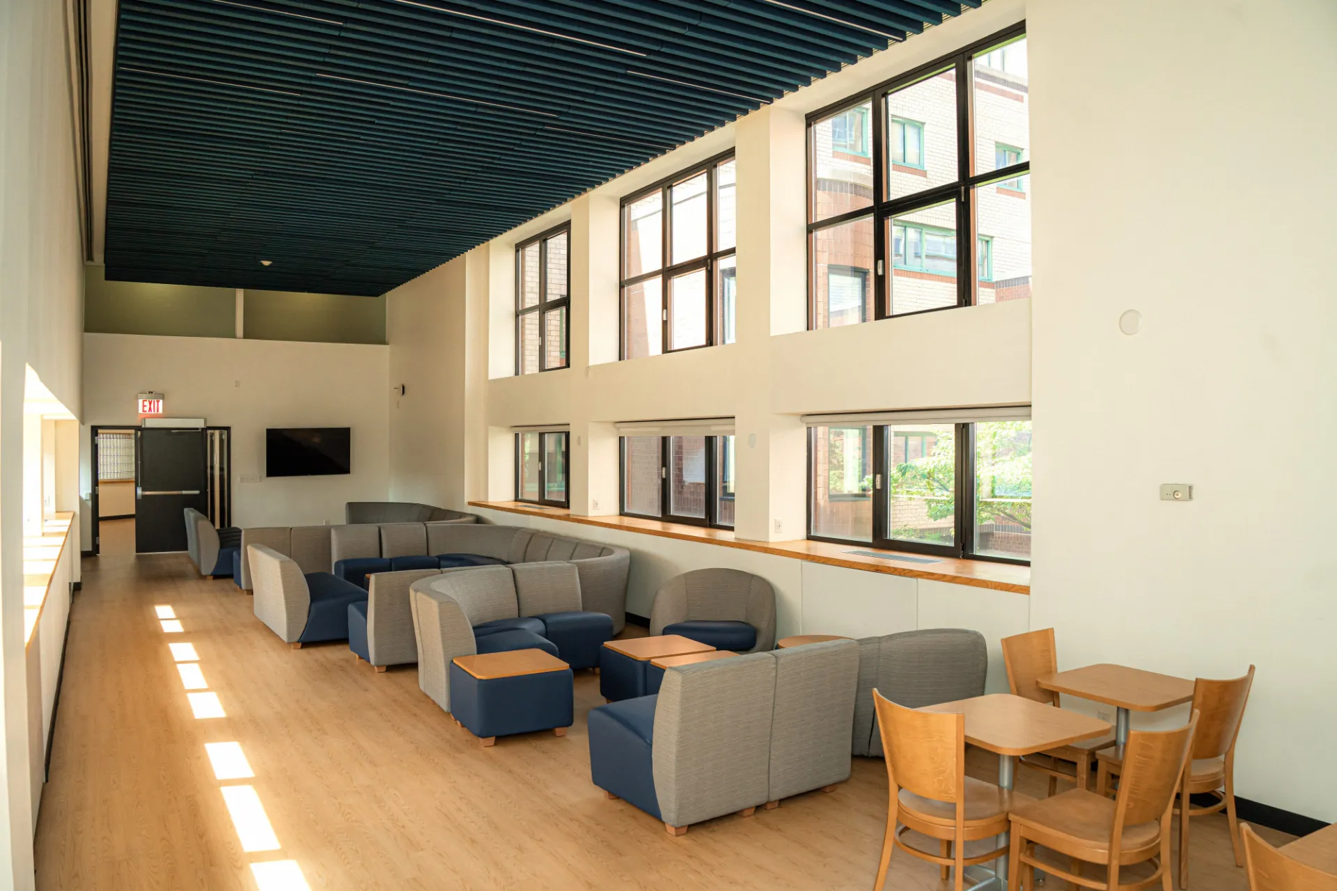 East Campus 2nd floor building lounge