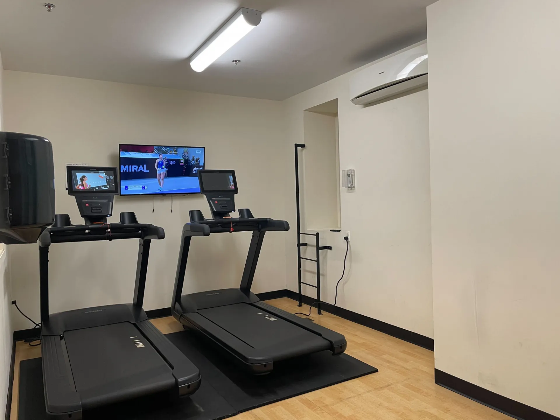 McBain fitness room