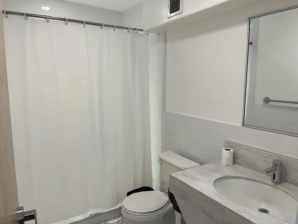 Renovated bathrooms in Casa Latina
