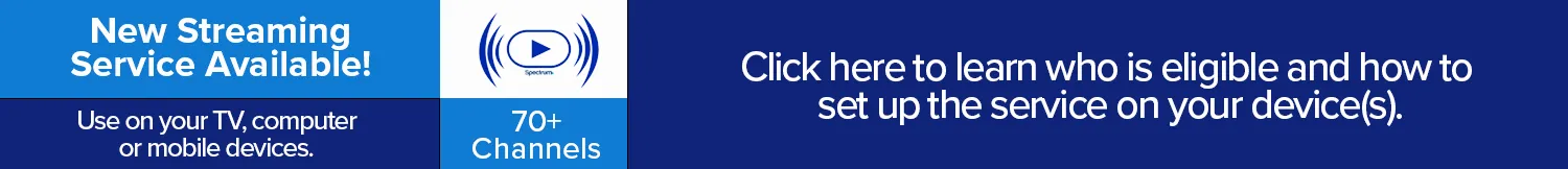 New streaming service available. Click here to learn more.